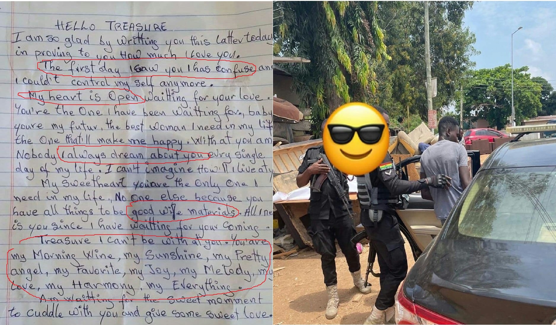 39-year-old carpenter arrested for writing love letter to 13-year-old girl